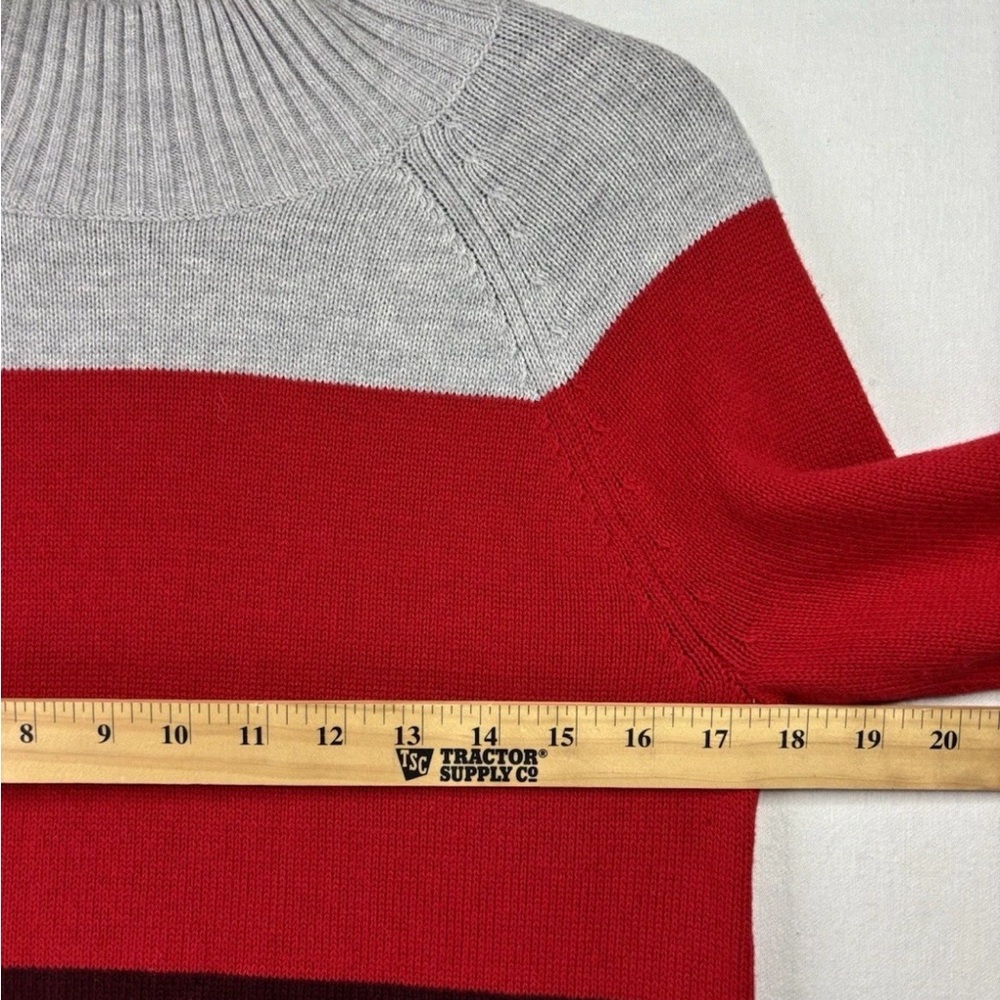 Charter Club Women's Small Textured Mock Neck Pullover‎ Bell Sleeve Sweater - Picture 7 of 8